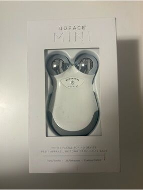 NuFACE White and Silver Compact Facial Device Boxed
